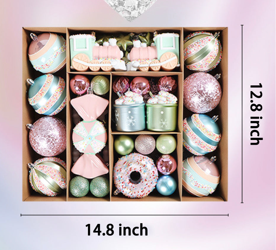 Christmas ornament, Hanging Decoration for Xmas Tree, 70 count