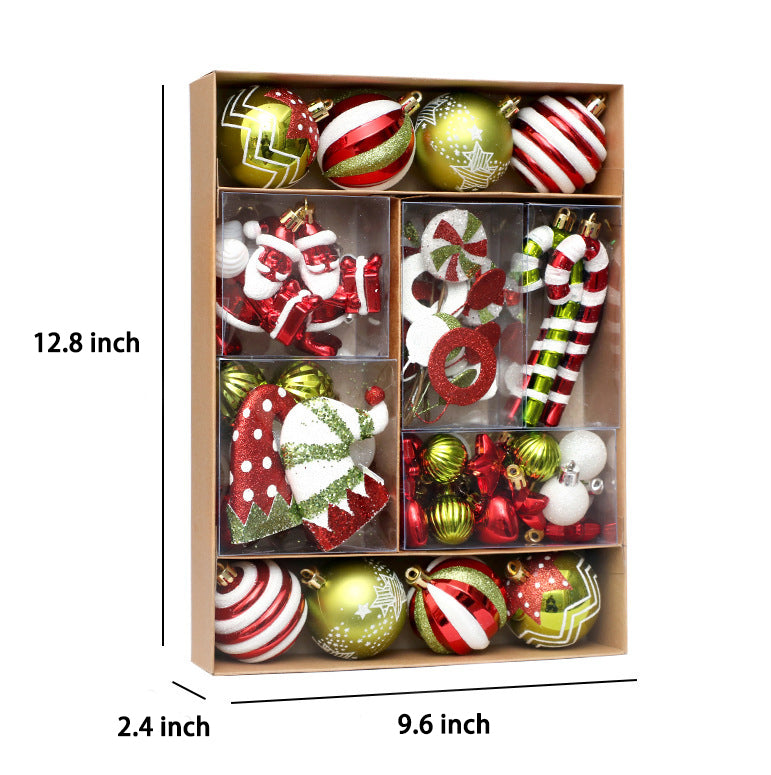 Christmas ornament, Hanging Decoration for Xmas Tree, 50 count