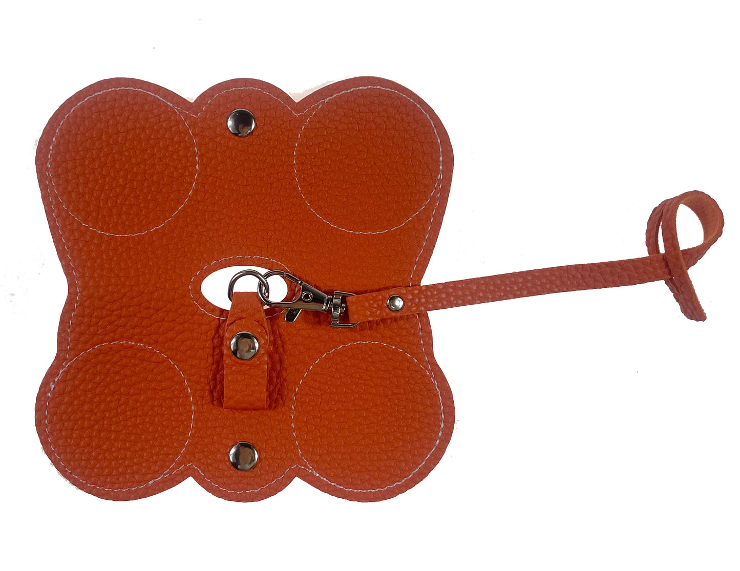 Leather sunglasses bag, Glasses Case, Soft & Portable Orange