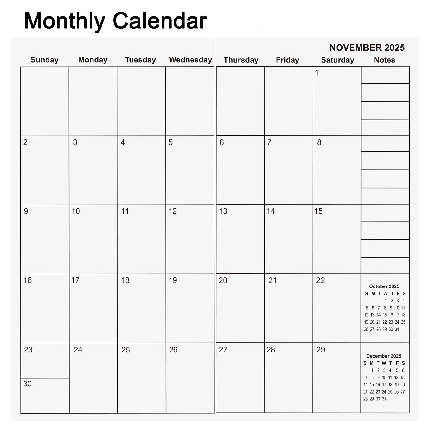[Inserts-Regular] 3pcs Traveler's Notebook Inserts, July 2024- Dec 2025, Weekly & Monthly Calendar Refills, Regular TN Journal 8.3x4.3 inches