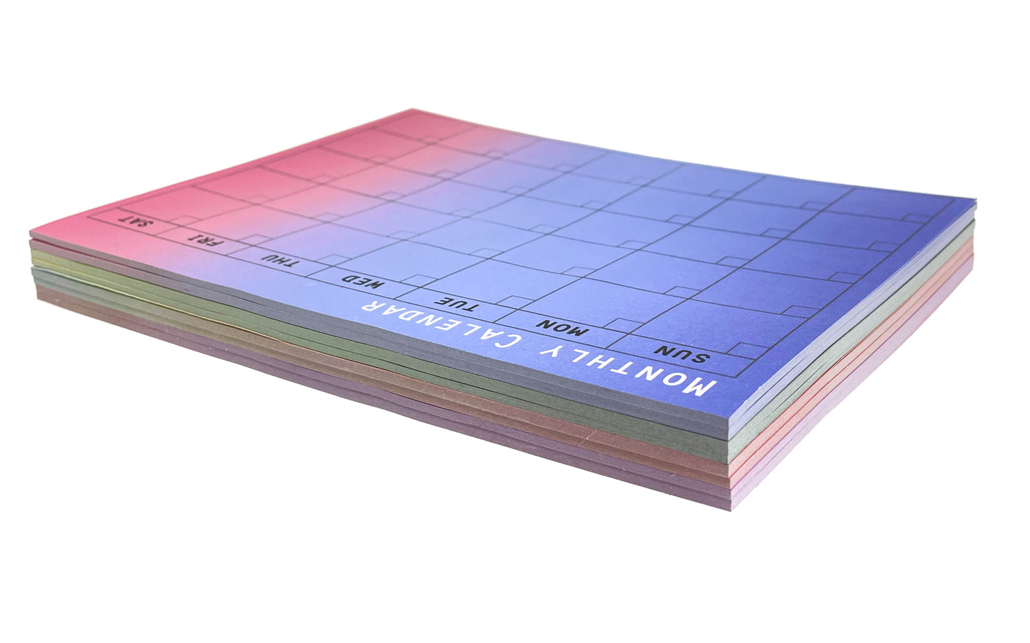 Calendar Sticky Notes, Large Sticky Note Pad, 8pads/160sheets, 6x8 inch