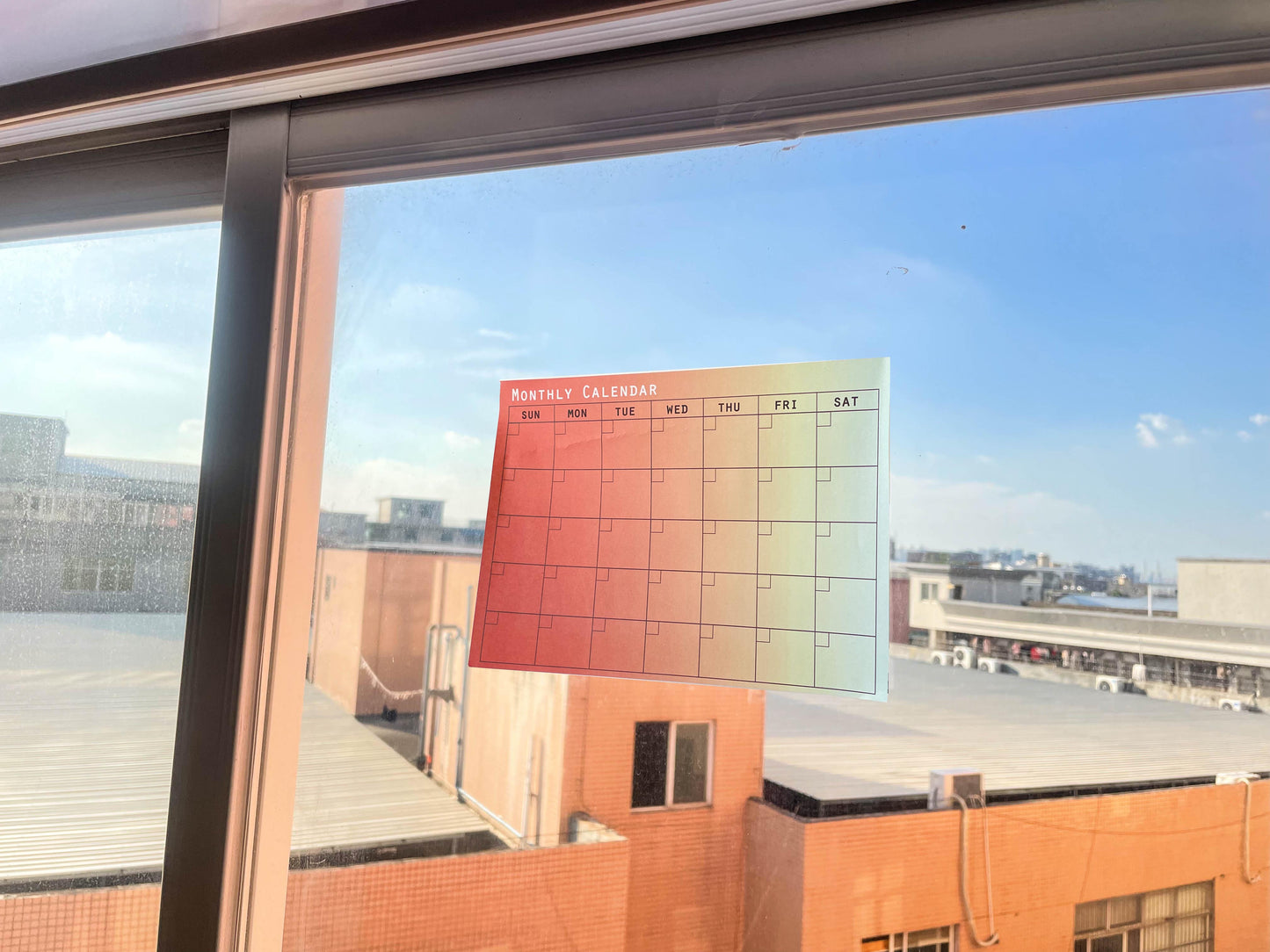 Calendar Sticky Notes, Large Sticky Note Pad, 8pads/160sheets, 6x8 inch