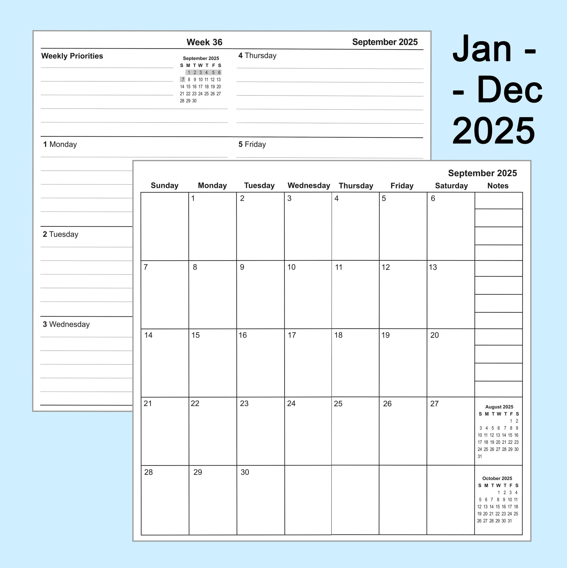 Calendar Sept 20252 2025
