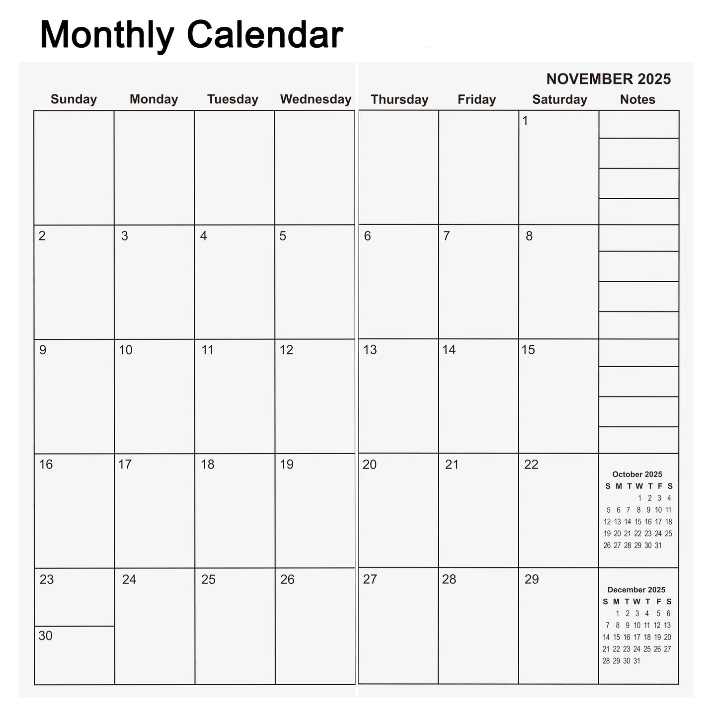 5pcs Traveler's Notebook Inserts, July 2024- Dec 2025, Weekly & Monthly Calendar & Daily Refills, Regular TN Journal 8.3x4.3