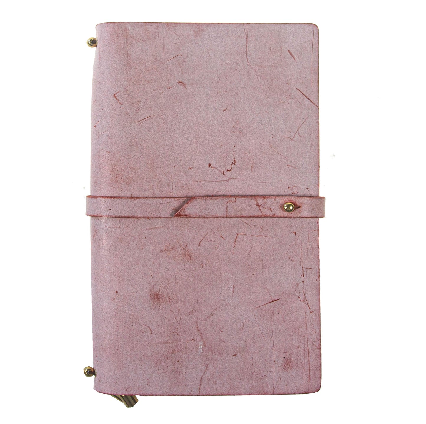 Leather Planner 2024, Weekly & Monthly Calendar & Daily Agenda Schedule Appointment Book, Pink 7 "x 4.3 "