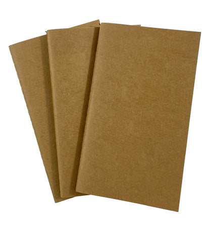 3pcs Travelers Notebook Inserts Line Paper, Journal Refills B6, 4.9 × 6.9