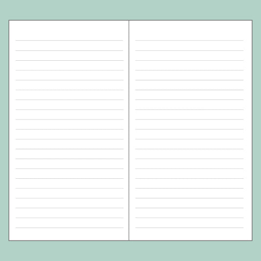 3pcs Travelers Notebook Inserts Line Paper, Journal Refills 6.5x3.75