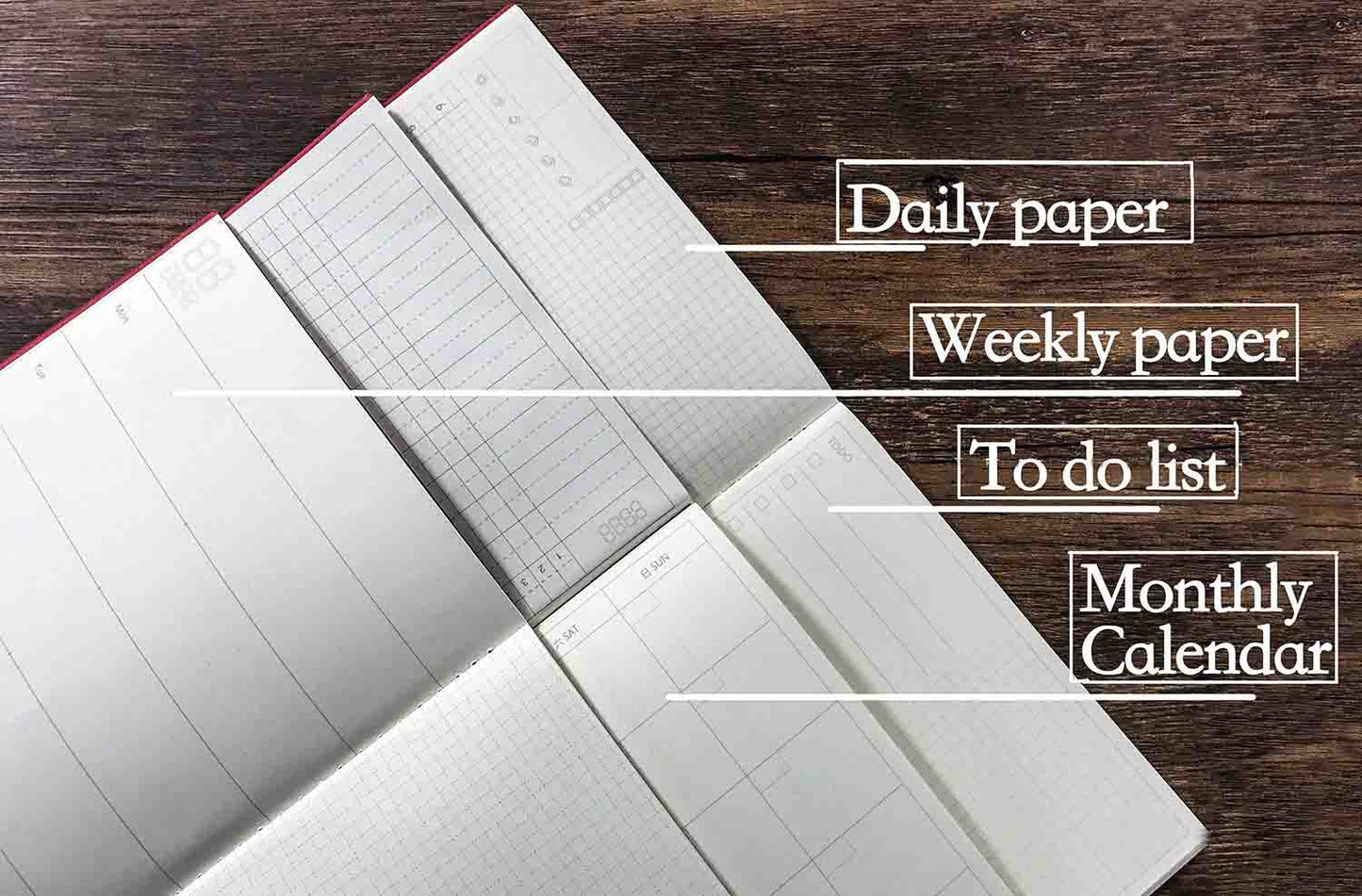 A5 Budget Planner Organizer, Journal Notebook, Achieve Goals - Improve Productivity