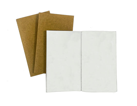 [Refills-Standard] 3pcs/set Blank Paper Inserts Refills, Fit 7*4.3in